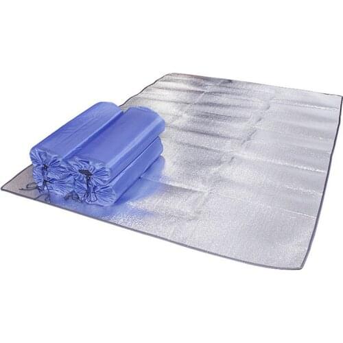 Aluminum Foil EVA Moistureproof Camping Mat Outdoor Waterproof Hiking Blanket Cushion Tent Pad