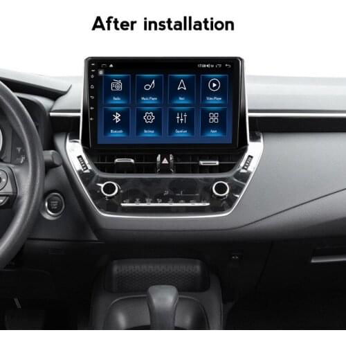 IPS Screen Android 10 Car Audio Radio System Multimedia Autoradio Player Headunit For TOYOTA COROLLA/AURIS 2018 6G RAM 128G ROM