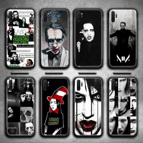 Marilyn Manson We Are Chaos Phone Case For Samsung Galaxy Note20 ultra 7 8 9 10 Plus lite M51 M21 M31 J8 2018 Prime