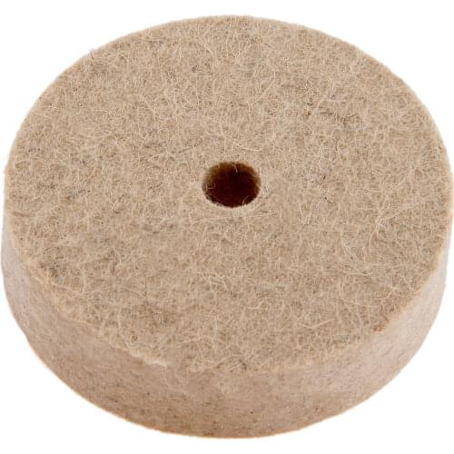 DRELD 3" Inch 75mm Drill Grinding Buffing Wheel Felt Wool Polishing Pad Abrasive Disc For Wood Metal Bench Dremel Rotary Tool