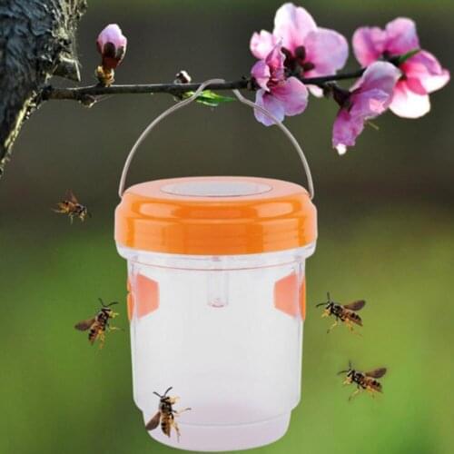 Eco-Friendly Solar Powered Outdoor Wasp Traps Outdoor Fly Traps For Wasps, Insects, Fruit Fly Easy Operation High Quality