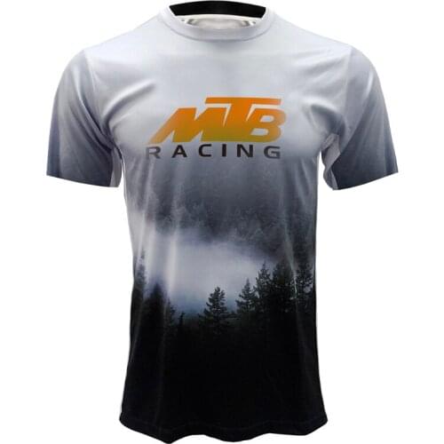 MTB RPET Misty Forest Elements DH Motorcycle Cycling Jersey MX Mountain Bike Off-road Shirt Male Breathable Short Sleeve