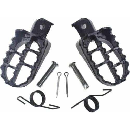 A Pair Of Foot Pegs Rests Footpegs Off-Road Motorcycle Pedals Iron For Pw50 Pw80 Tw200 Pw 50 80 Tw 200 Dirt Bike