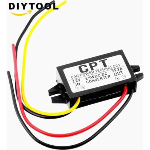 DC/DC Converter Regulator 12V to 5V 3A 15W Car Led Display Power Supply Module