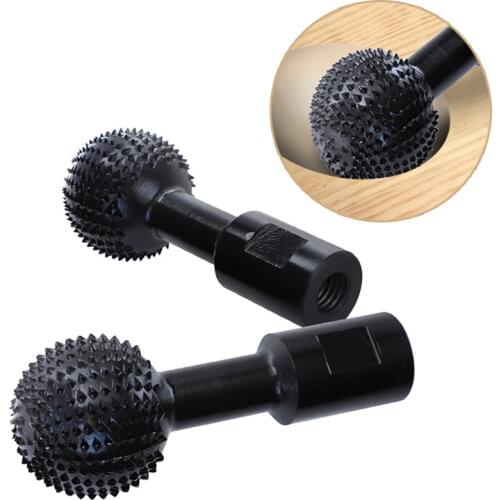 Spherical Wooden Groove Carving Knife Polishing Head Angle Grinder Ball Gouge Rotary File Woodworking Polishing Milling Cutter