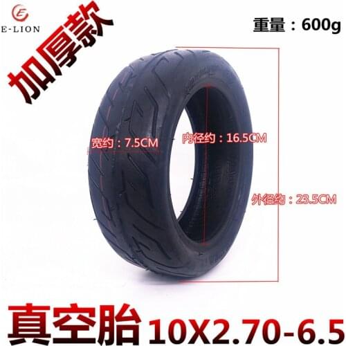 Electric Scooter 10 Inch Tire 10x2.70-6.5 Vacuum Tire 10*2.7-6.5 Explosion Proof Solid Tire Inner and Outer Tire