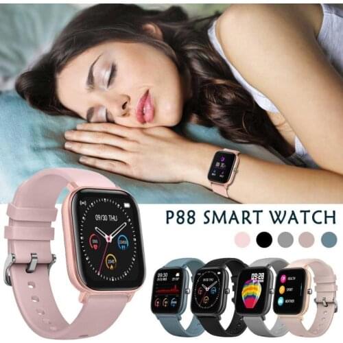 Smart Watch Full Touch 1.4 Inch Screen P8 Sport Heart Rate Blood Pressure Monitoring Waterproof Smart Bracelet For Android IOS