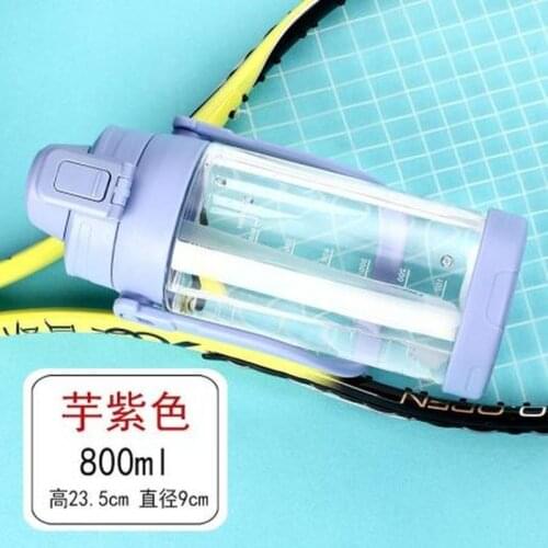 Sunshine Large Capacity Sports Bottle 1.45/1.8/2.2L Portable Food Grade PP Plastic Big Water Bottle with Straw