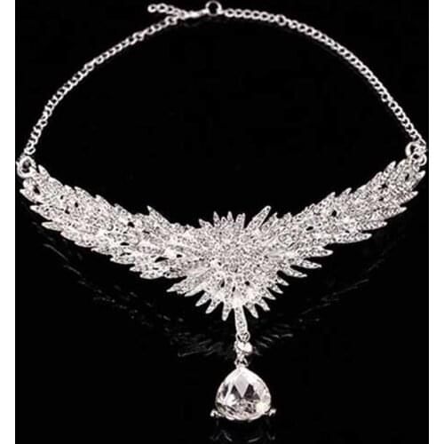 The Bride Frontlet Selling New Korean Rhinestones Fall Short Fashion Wedding Headdress Eyebrows Hair Ornaments Jewelry LB