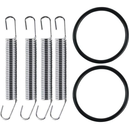 Motorcycle Exhaust O-rings Springs Seal Gasket kit for the Yamaha YFZ350 YFZ 350 Banshee 1987-2004 2005 2006 Exhaust Accessories