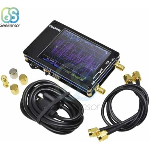 NanoVNA Vector Network Analyser Antenna Analyser Digital Touching Screen Shortwave MF HF VHF UHF 50KHz-900MHz