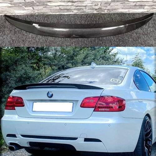 MP Style Carbon Fiber Ducktail for BMW 3 Series E92 & M3 2-Door Coupe Rear Spoiler Lip Wings Trunk Tail 2006-2013 320i 330i