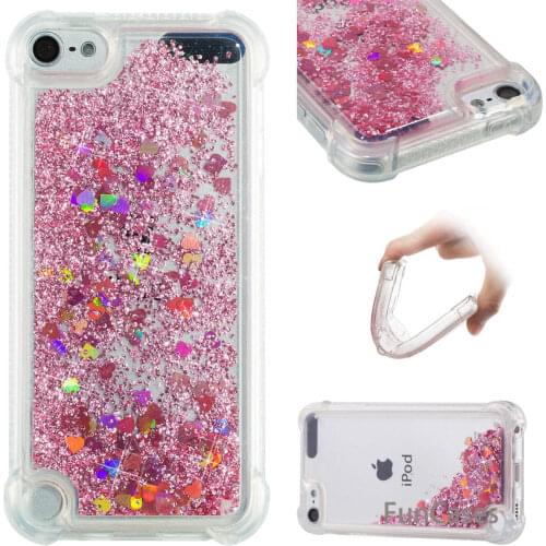 Fluid Case sFor Celular iPhone Touch 5 Soft Silicone Phone Case Shell Marble Flip Case sFor iPhone iPod Touch 6 Holder Aksesuar