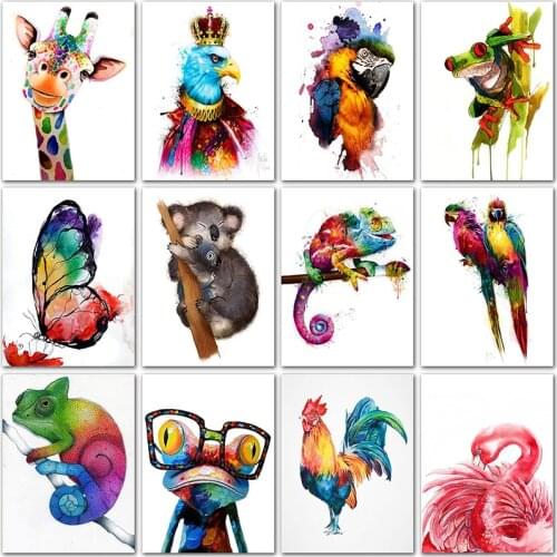 5D DIY Diamond painting butterfly Flamingo bird animals Full Square Diamond embroidery Cross stitch Full Round Diamond mosaic