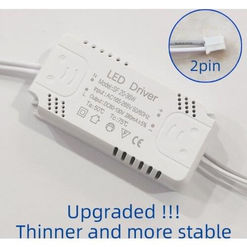 LED Driver Adapter For LED Lighting 8-24W 30W 36W 50W 60W 80W AC220V Non-Isolating Transformer For LED Ceiling Light Replacement