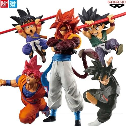 Bandai Original Dragon Ball FES Super Saiyan Son Goku Zamasu Anime Figures Action Figure Model Kids Gift Collection Model Toy