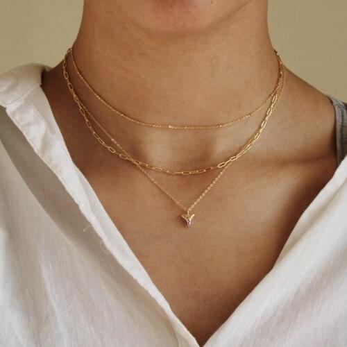 100% 925 sterling silver classic fashion jewelry 41cm 46cm square link chain for women European Modern Cable Chain Necklace