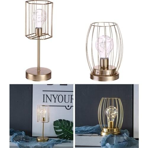 Hollowed Geometric Night Light Art Light Lamp Bedside Table Lamp Decoration