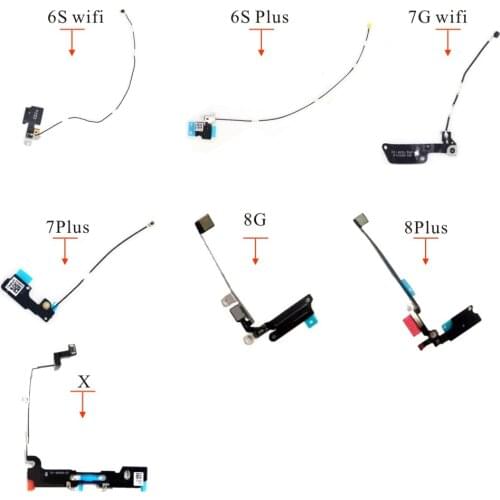 Wifi Antenna signal flex cable For iPhone 6s 7 8 plus X 10 GPS Signal Flex Cable on louder Speaker replacement repair