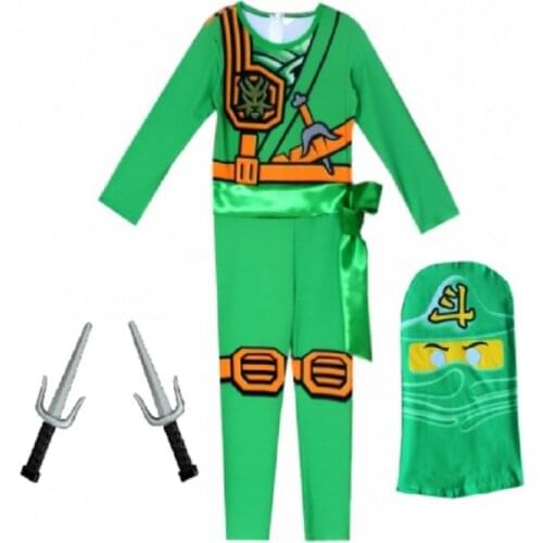 NINJAGO LEG costume Advanced Latest NINJAGO Jumpsuit Set Halloween Christmas Party gift cosplay costume