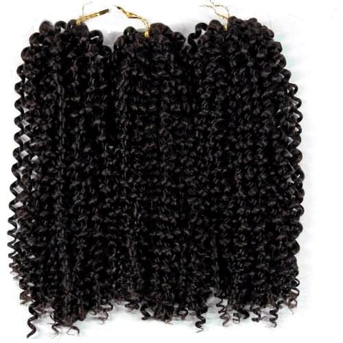Crochet Hair Curly Braiding Hair Ombre Grey bundles Jerry Curl Synthetic Extensions Afro Kinky Twist Hair Crochet Braid