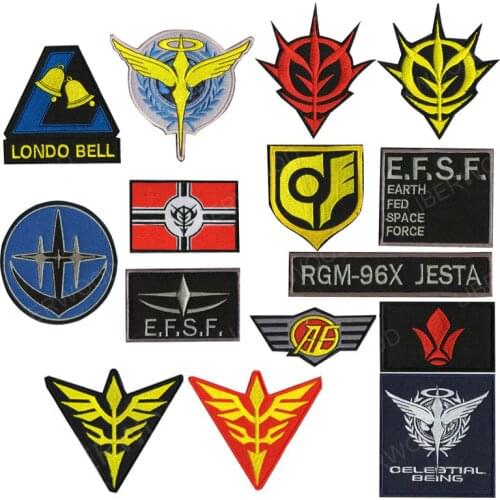 Londo Anaheim School E.F.S.F. End War Memorial ZEON Flag Orphans Patch GUNDAM Military Tactical Patch Badges