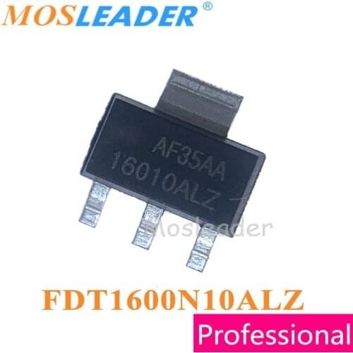 Mosleader FDT1600N10ALZ SOT223 100PCS 1000PCS 100V 5.6A FDT1600N10 FDT1600N10A FDT1600N10AL N-channel