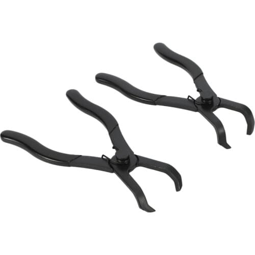2Pcs Push Pin Pliers Set, 30 Degree and 80 Degree Plastic Fastener Remover Tool, Snap Rings and Body Clip Removal Tool, Rivet Pu