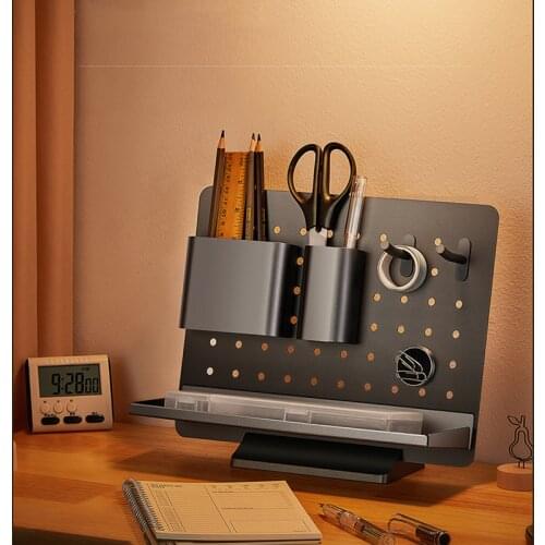 SOSHI Geometric Desktop Storage Shelves Office Learning Aluminum Minimalist Style Free With Creative Storage Geek Essentials