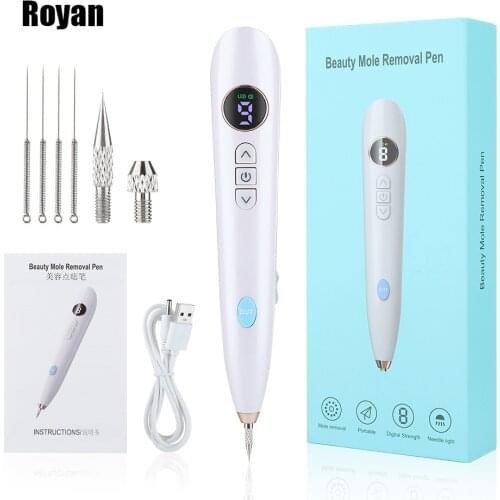 New Laser Plasma Pen Freckle Remover Mole Removal Dark Spot Skin Wart Tag Tattoo Remaval Tool Beauty Salon Household