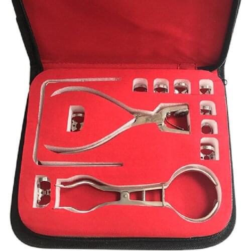1 Set Dental Material Rubber Dam Perforator Puncher Teeth Care Pliers Dentist Lab Device Instrument Equipment For Dental Lab