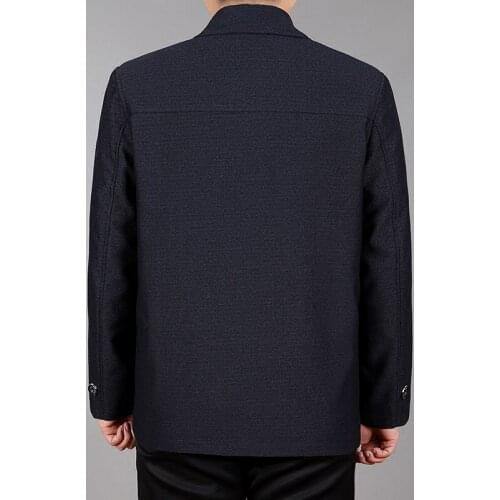 Casual Men Jackets Spring and Autumn Solid Color Jacket For Male Single Breasted Clothing Plus Size XXXL XXXX