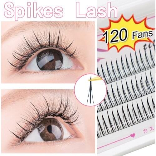 A Shape Professional Makeup Individual Lashes Cluster Natural Curl False Eyelashes 3d Soft Mink Eyelash Extension