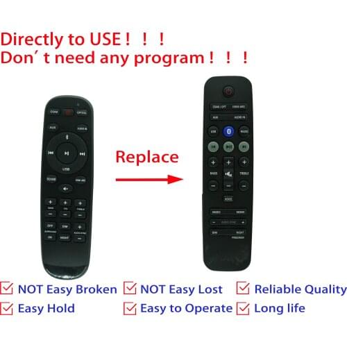Remote Control For Philips HTL3150B HTL3150B/37 HTL3160B/12 HTL5130 HTL5130B HTL5130B/12 Home Cinema Sound Bar speakers System