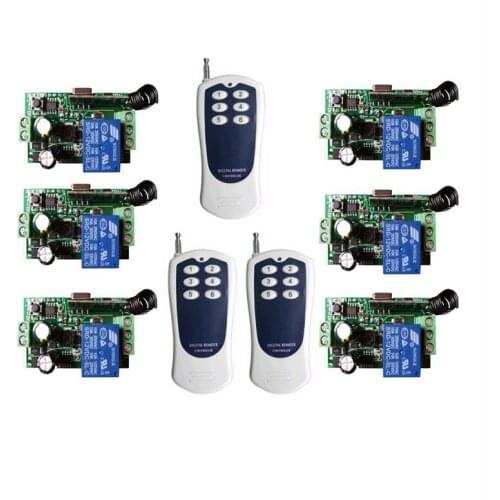 AC85v 110v 120v 220v 240v 1 ch RF 10A relay wireless remote control switch receiver transmitter POWER ON/OFF