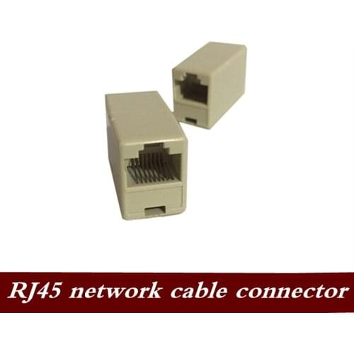 100pcs RJ45 network cable connector network straight through the extension network cable connector crystal head connector