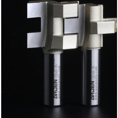 Arden 2 pcs SHK-1/2 *3/8 (34.94MM ) T -type tenon knife plate tenon mill cutter for woodwoking Gong milling machine