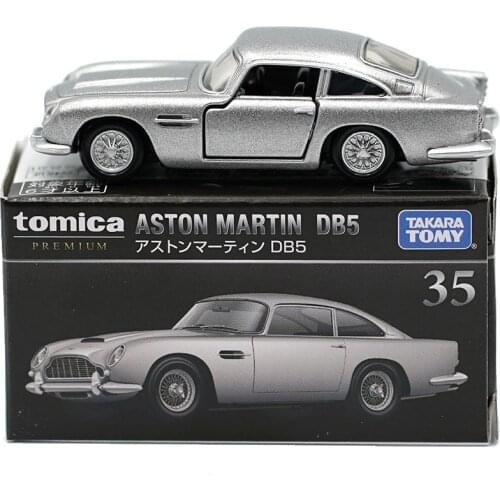 Takara Tomy Tomica Cars Premium #35 Mini Aston Martin DB5 1/62 Alloy Metal Diecast Vehicle Car Model Childrens Toys New 140580