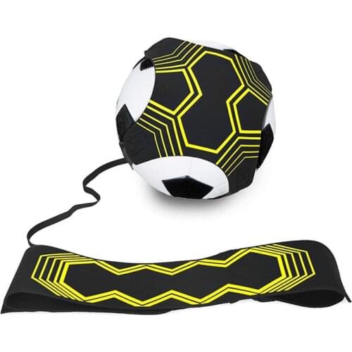 Football Kick Trainer Soccer Solo Skill Practice Training Aid Control Skills Adjustable Waist Belt Kids Adult Training Equipment