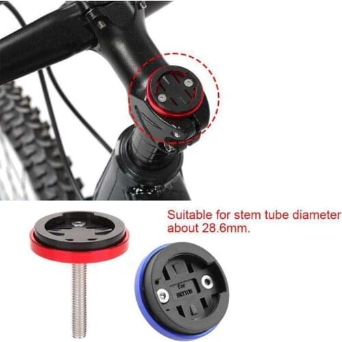 Bike Computer Holder Stem Top Cap Bicycle Stopwatch GPS Speedometer Mount Mountain Road Bike Bicycle Computer Top