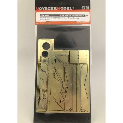 Voyager 1/35 PEA406 WWII British Grant Medium Tank Track Covers For TAKOM 2086 Upgrade Kit