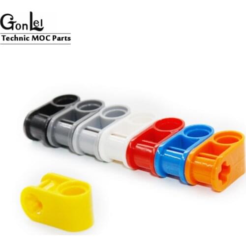 50Pcs/lot High-Tech Axle and Pin Connector Perpendicular MOC Building Blocks Bricks Parts Compatible with MOC Parts 6536
