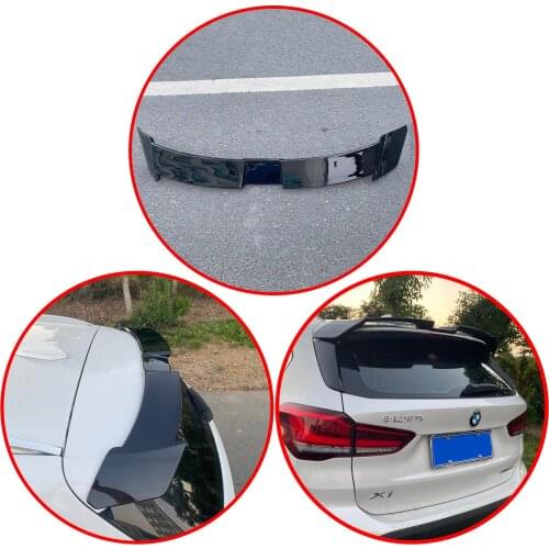 For BMW X1 F48 2016 2017 2018 2019 2020 Hatchback Rear Wing High Quality ABS Roof Spoiler Glossy Black or White