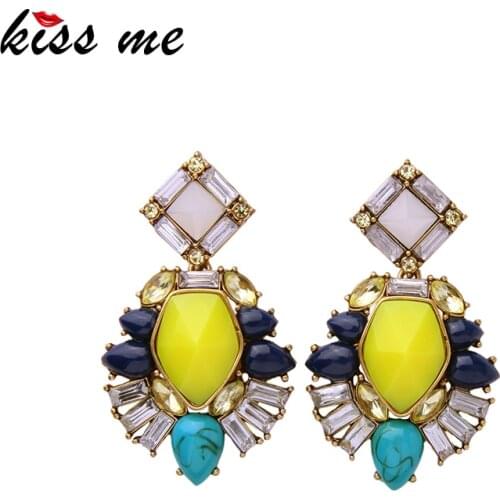 KISS ME Statement Earrings Fashion Jewelry New Trending Alloy Retro Accessories Earrings for Women