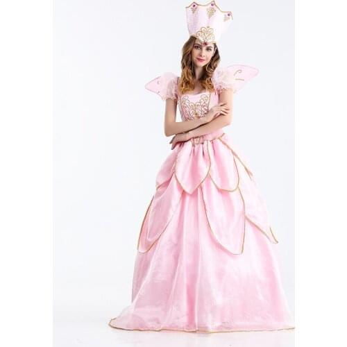The White Queen Costume Women Kigurumi Fantasia Queen Aurora Bellet Cosplay Fancy Party Dress Outfit