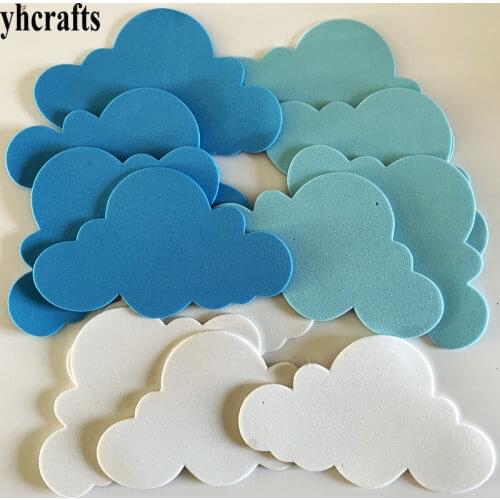 1bag/LOT.Foam cloud without stickers Early learning educational Intelligence diy toys Wall book ornament Kids diy toys OEM
