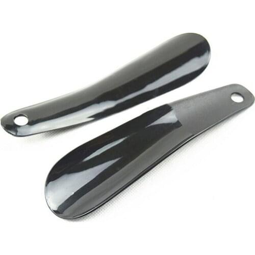 1PCS 16cm Flexible Sturdy Slip Shoe Horns Professional Black Plastick Shoe Horn Spoon Shape Shoehorn Shoe Lifter Insoles