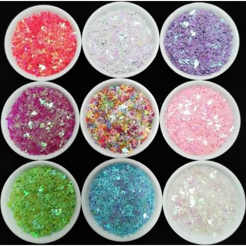 10g /Lot New PVC Pailettes for Craft Umbrella Shapes Sequins DIY Apparel Sewing Fabric Wedding Crafts Women Garments Accessories