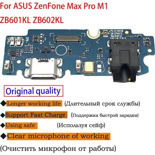 10 pcs/lot New Compatible 5.99" For ASUS ZenFone Max Pro M1 ZB601KL ZB602KL USB Charger Port Dock Connector Flex Cable