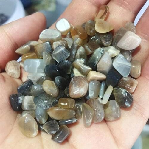 100G Natural black sunstone crystal tumbling crystal healing specimens, gem mineral home desktop aquarium decoration